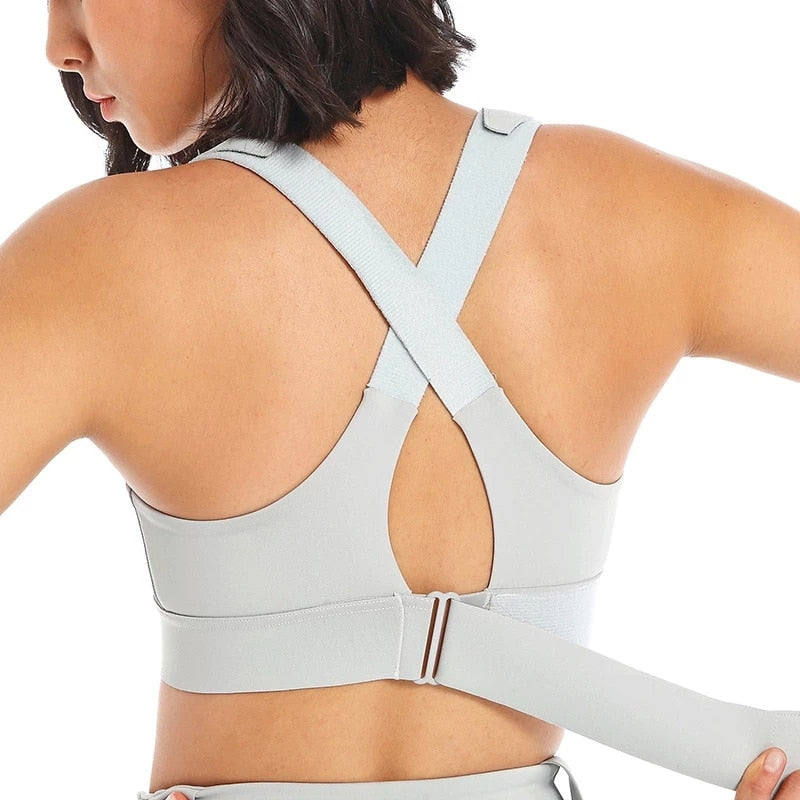 Adjustable High Impact Sports Bra