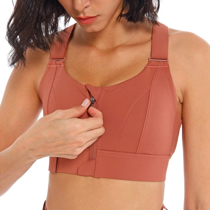 Adjustable High Impact Sports Bra