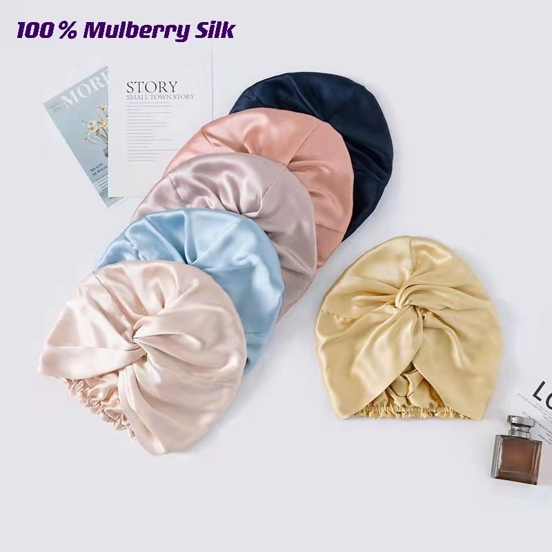 100% Mulberry Silk Bonnet