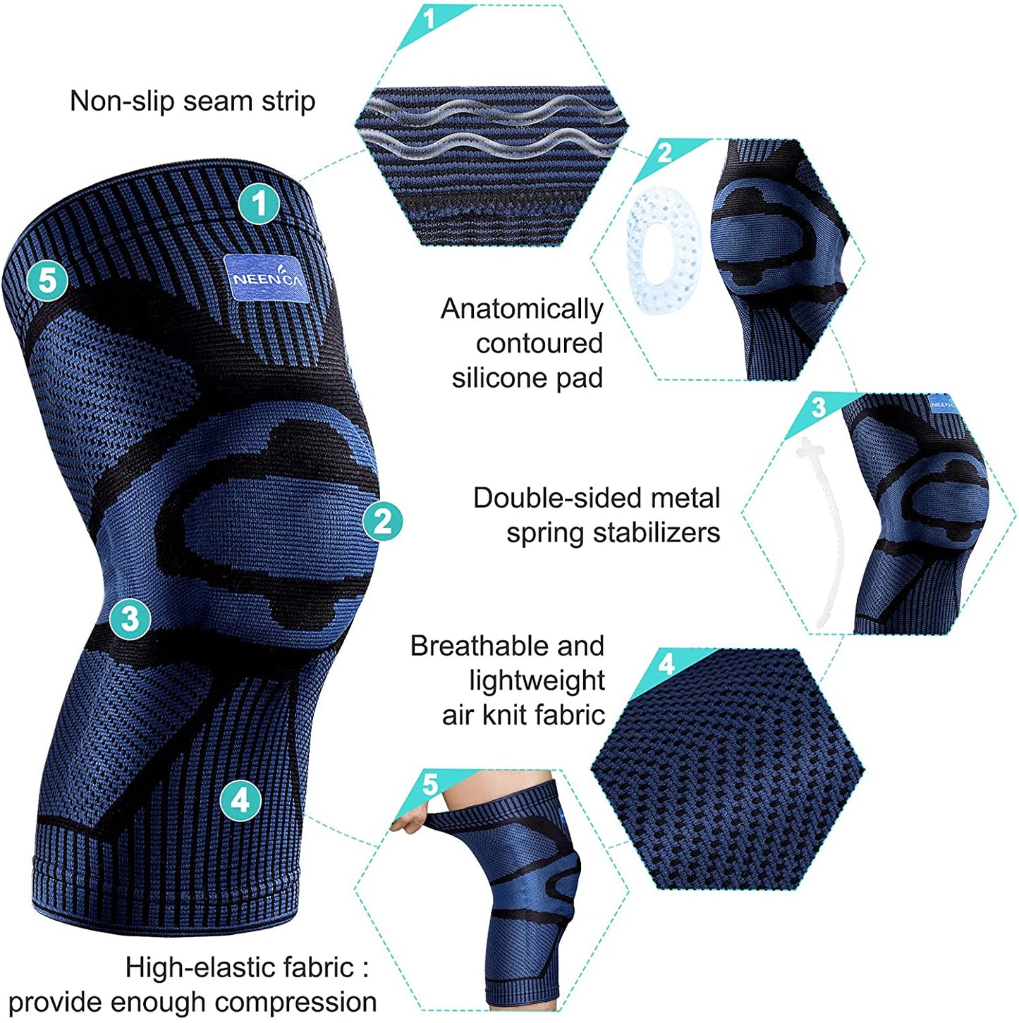Compression Sleeve Pain Relief Knee Brace