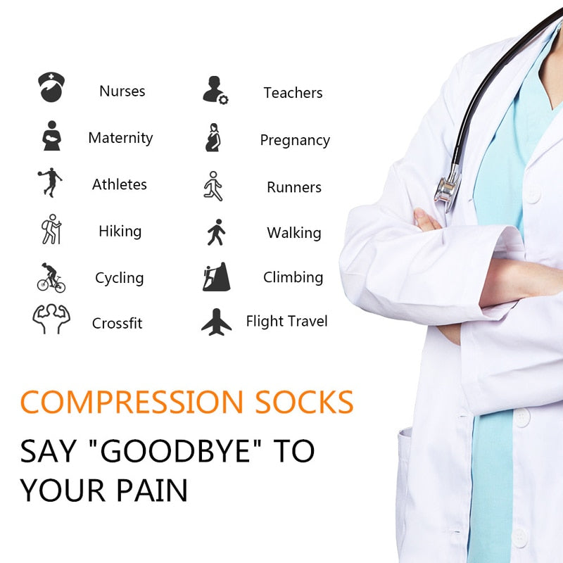 Fun Compression Sock 6 Pair Pack