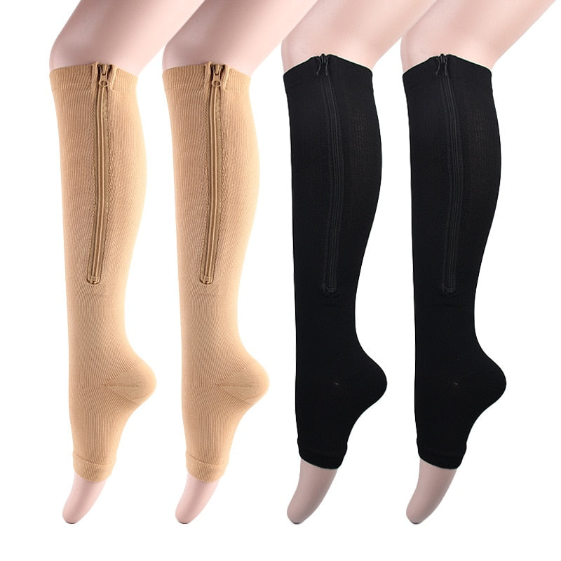 Zip Up Compression Socks